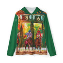 Keeneland Horse Racing Apparel, Sports Hoodie UV Protection, Men's Equestrian Cooling Pullover, Jockey Silks Hoodie