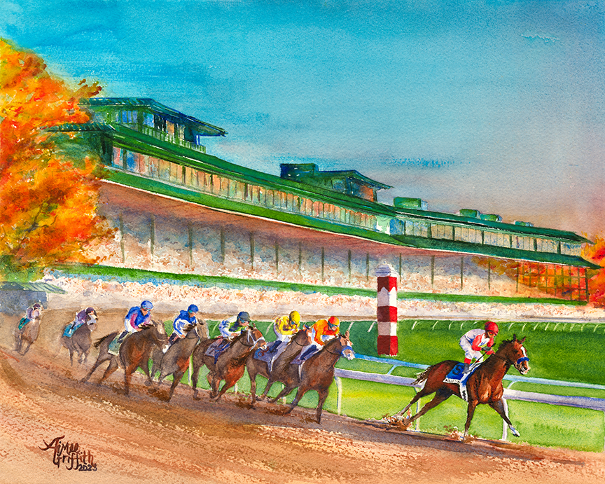 Keeneland Race Track Fall Meet – Watercolors by Aimee
