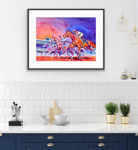 Contemporary Keeneland Print