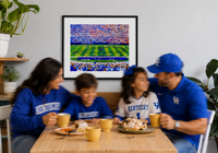 Kentucky Football, Band and Cheerleaders Art Print