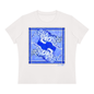 Big Blue Cats - Artist Designed Women's Crewneck T-Shirt