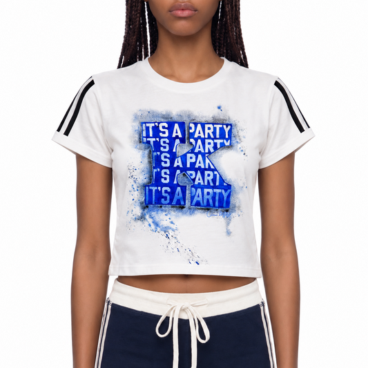 Kentucky "It's a Party" Women's Varsity Stripe T-Shirt