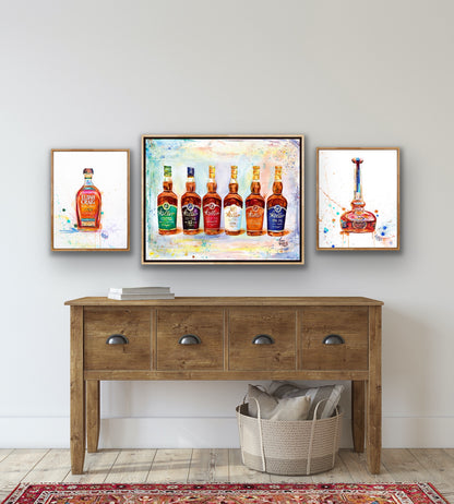 Elijah Craig Toasted Barrel Watercolor Print