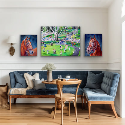 Keeneland Paddock Print