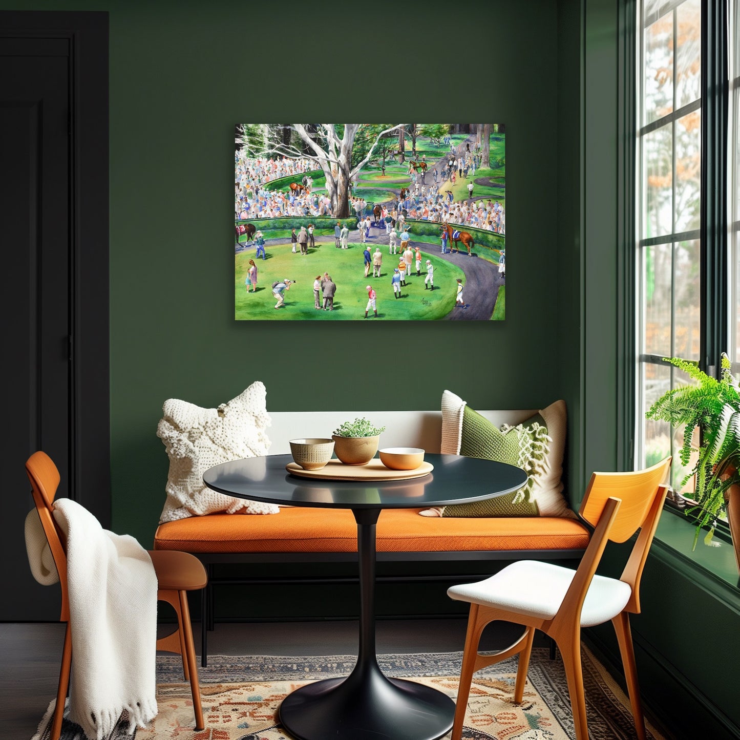 Keeneland Paddock Print