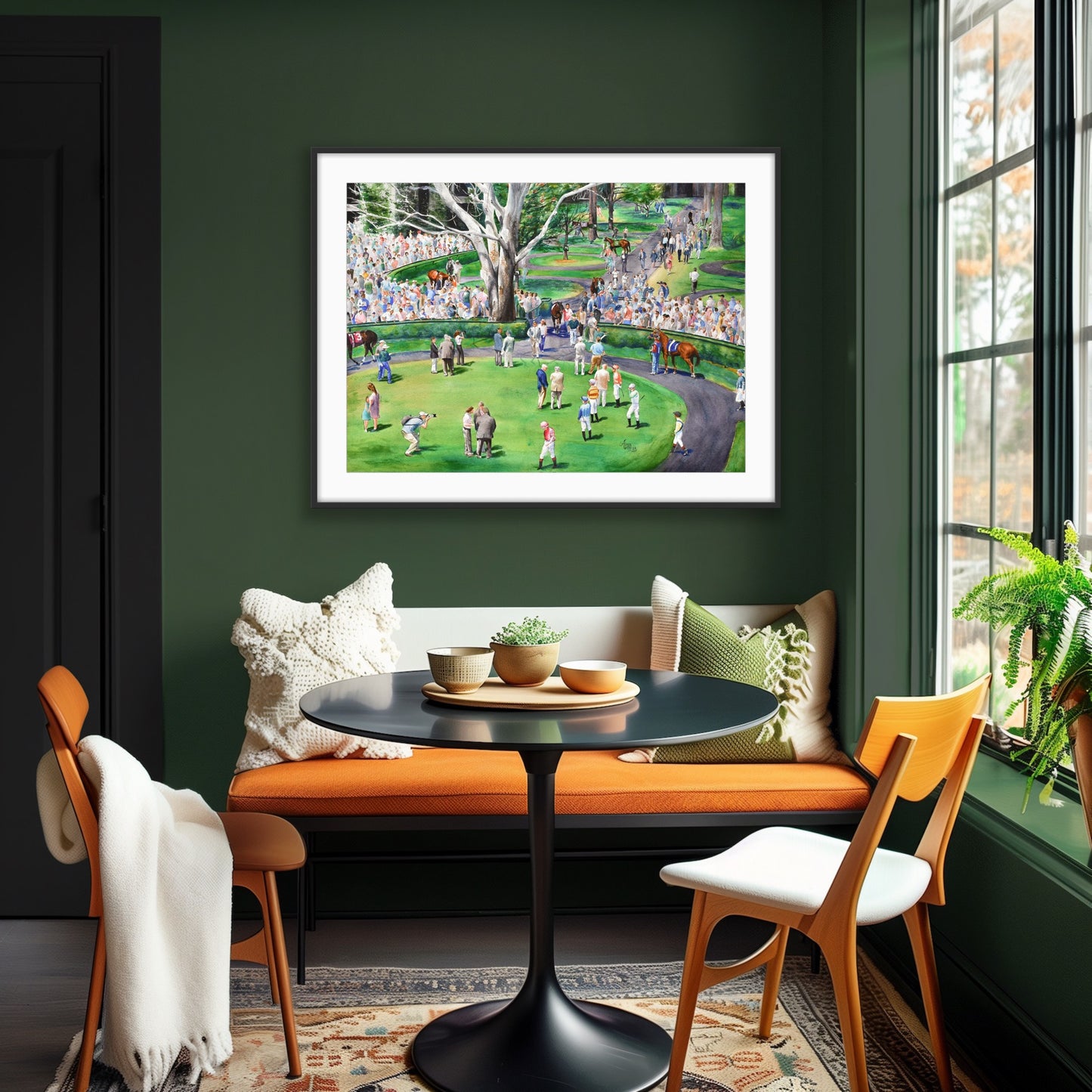 Keeneland Paddock Print