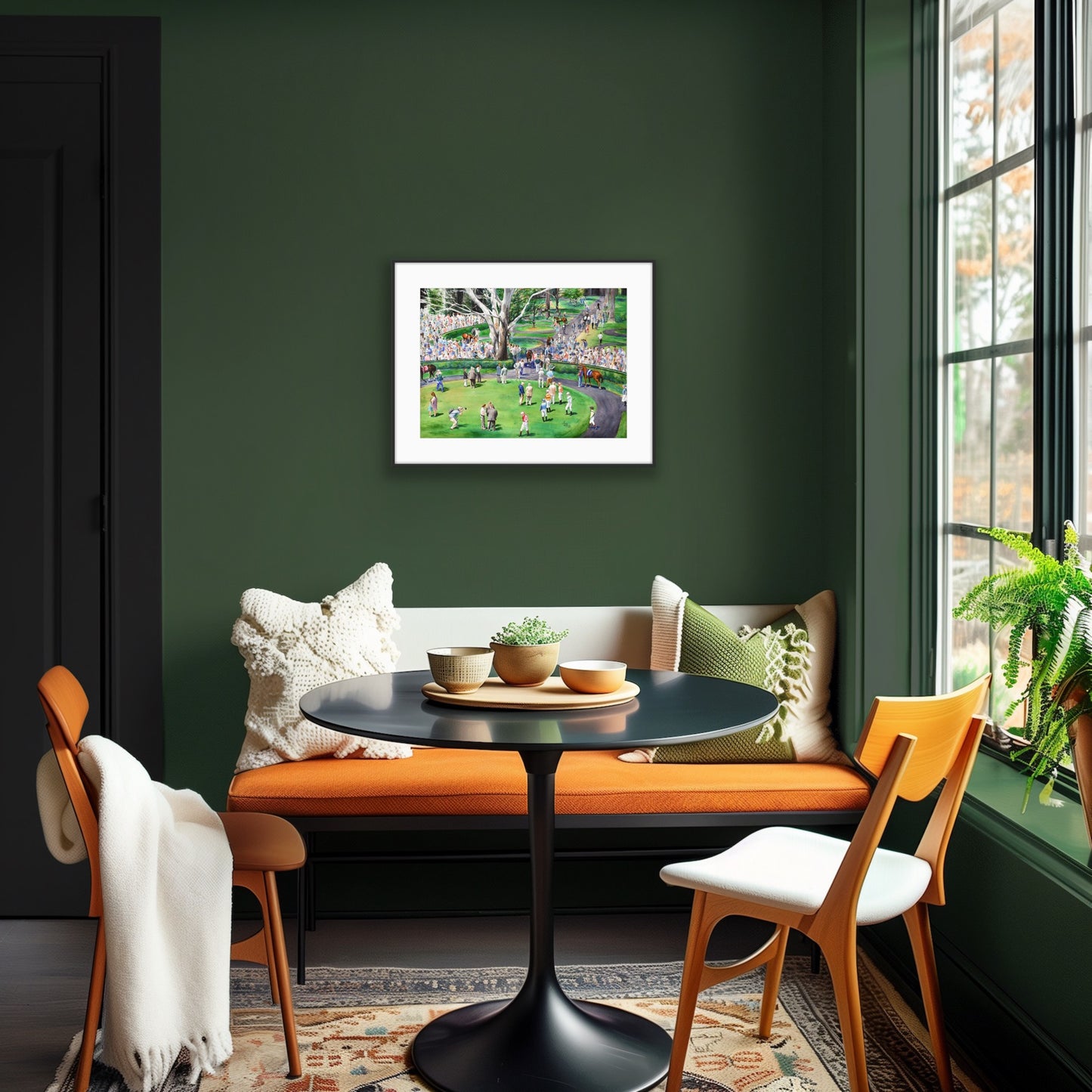 Keeneland Paddock Print