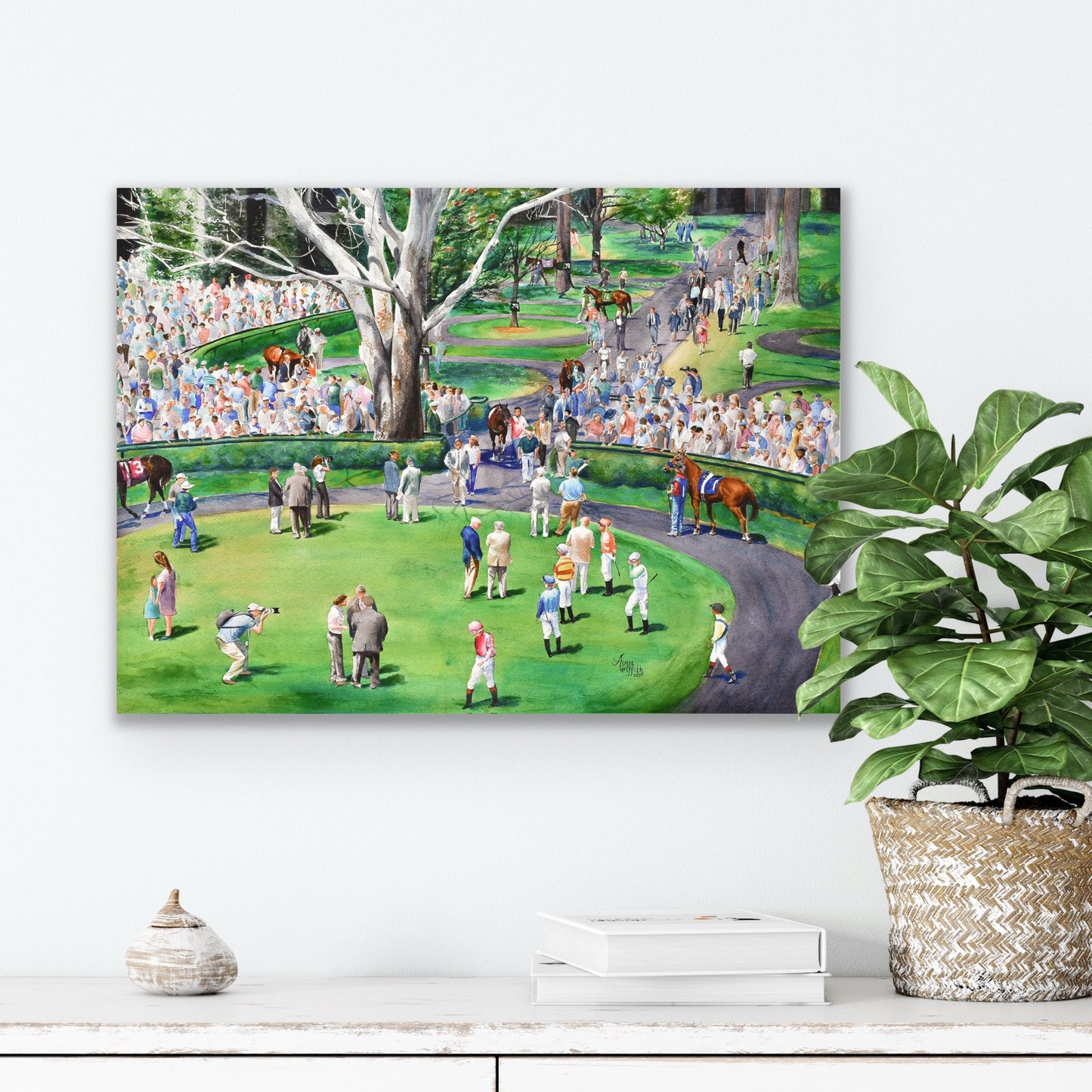 Keeneland Paddock Print