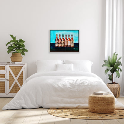 The Pappy Portrait - Old Rip Van Winkle family of bourbon whiskeys - Blue