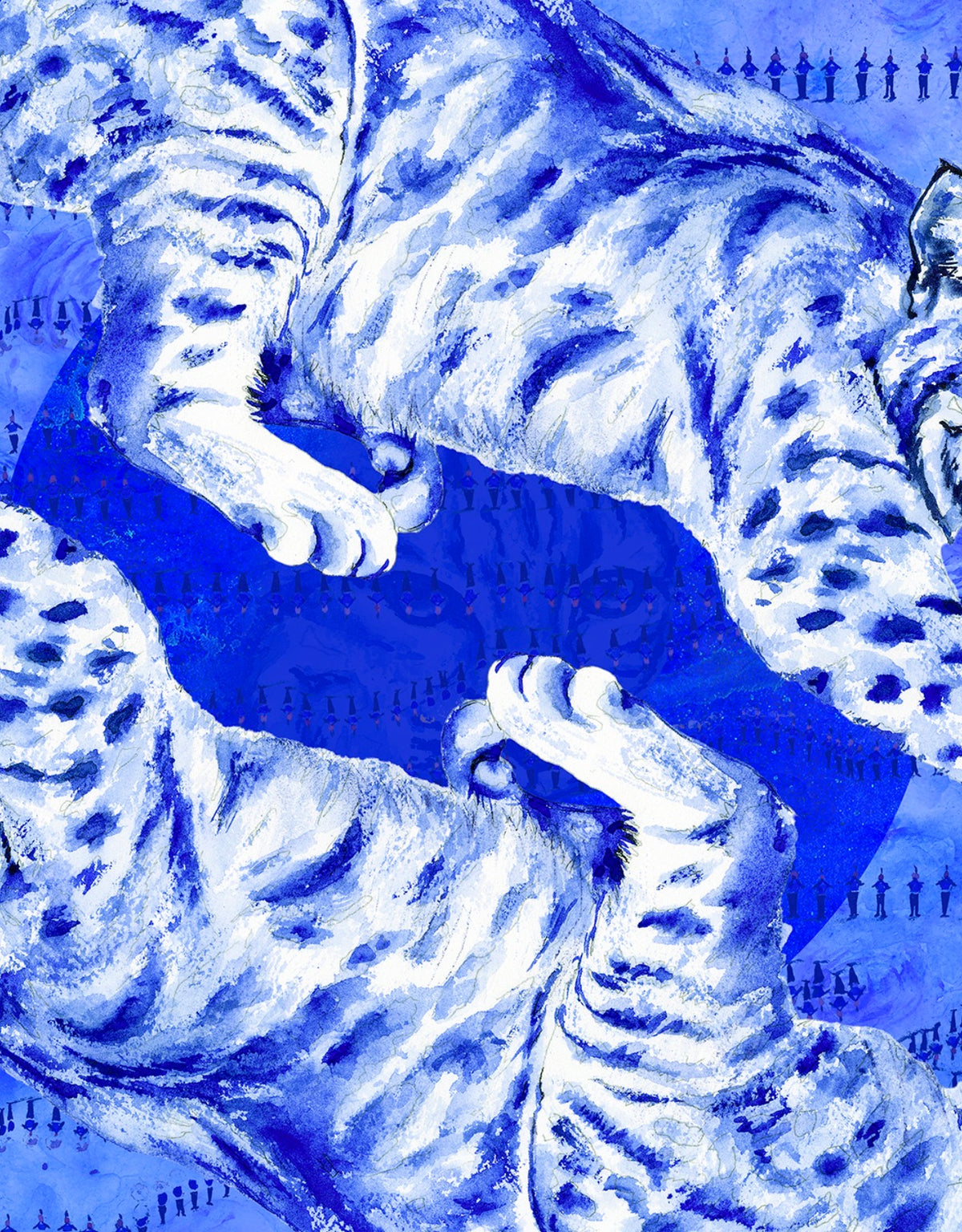 Big Blue Energy Silk Scarf - PRESALE