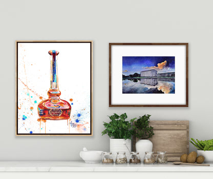 Willett Pot Still Watercolor Print