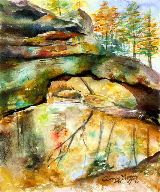 Red River Gorge Rock Bridge Art Print