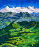 Swiss Alps Art Print