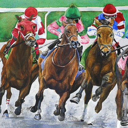 Racing Thunder Around the Bend