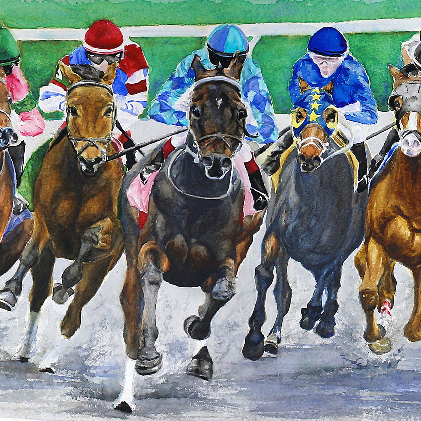 Racing Thunder Around the Bend