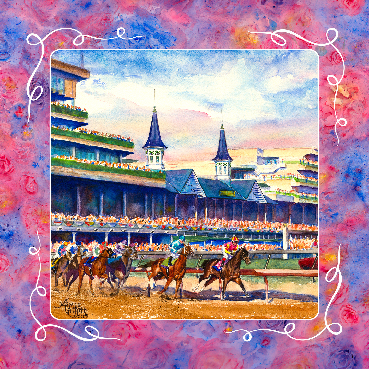 Derby Day Mahjong Mat