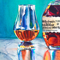 Blanton's and Cigar Night Cap print