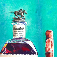 Blanton's and Cigar Night Cap print