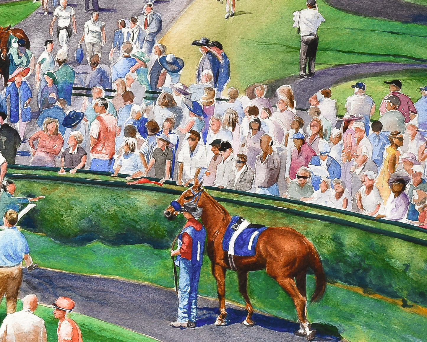 Keeneland Paddock Print