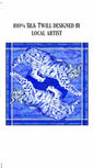 Big Blue Energy Silk Scarf - PRESALE
