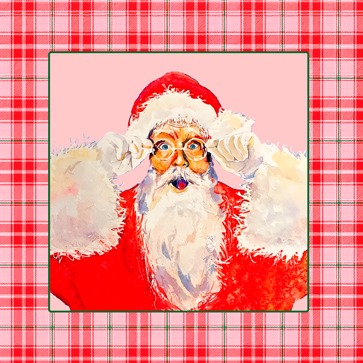 Claus for Celebration Mahjong Mat