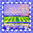 Blue & White Game Day Mahjong Mat