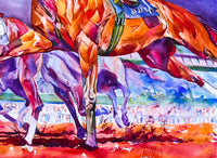 Contemporary Keeneland Print