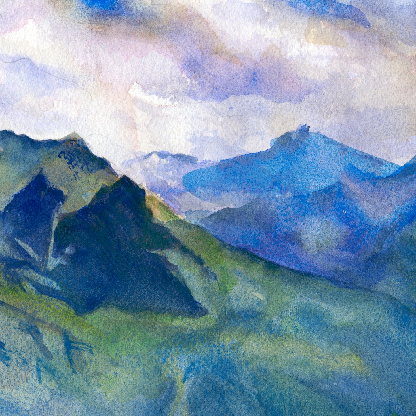 Swiss Alps Art Print