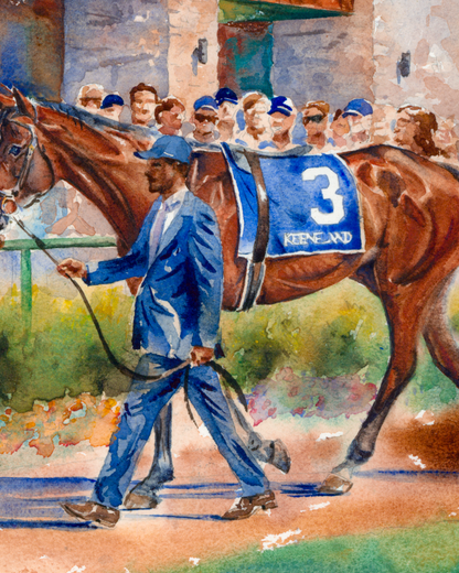 Bet on Blue - Keeneland & UK Collab Print